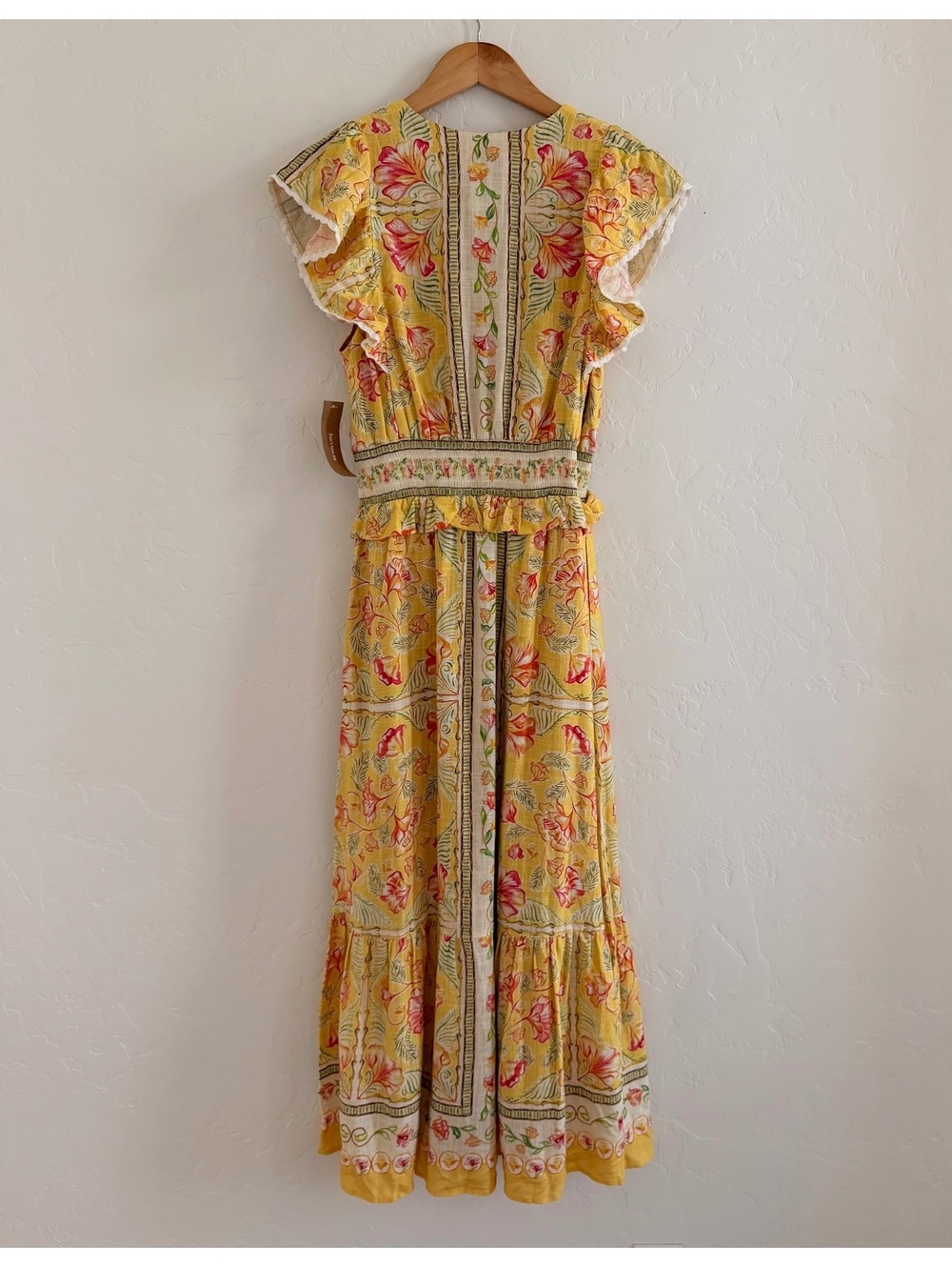 Few Moda Anaya Gardenia Dress Size Small Floral Sundress Sunlit Blooms Women's - Picture 4 of 8